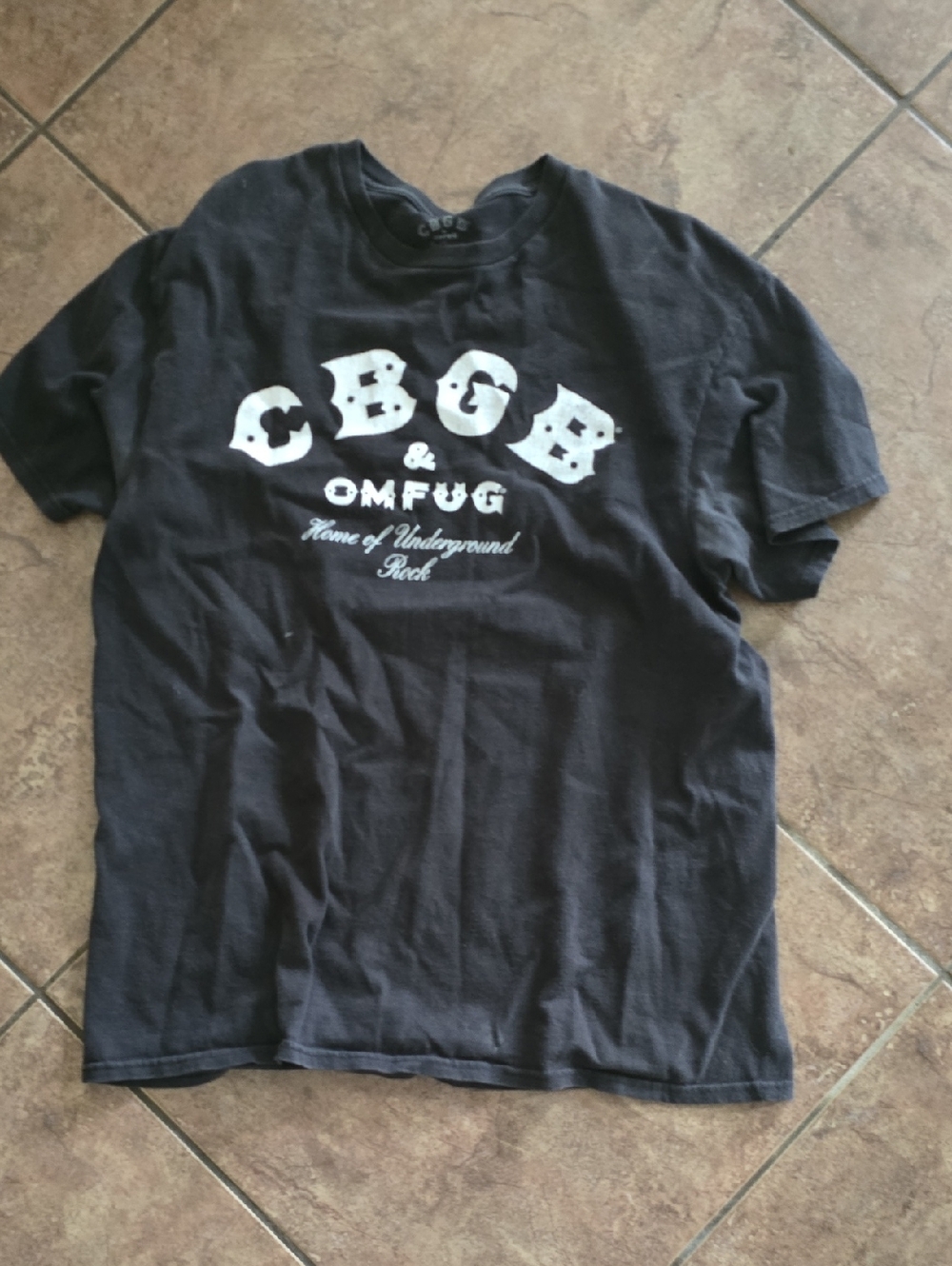 CBGB & OMFUG Black Graphic Tee